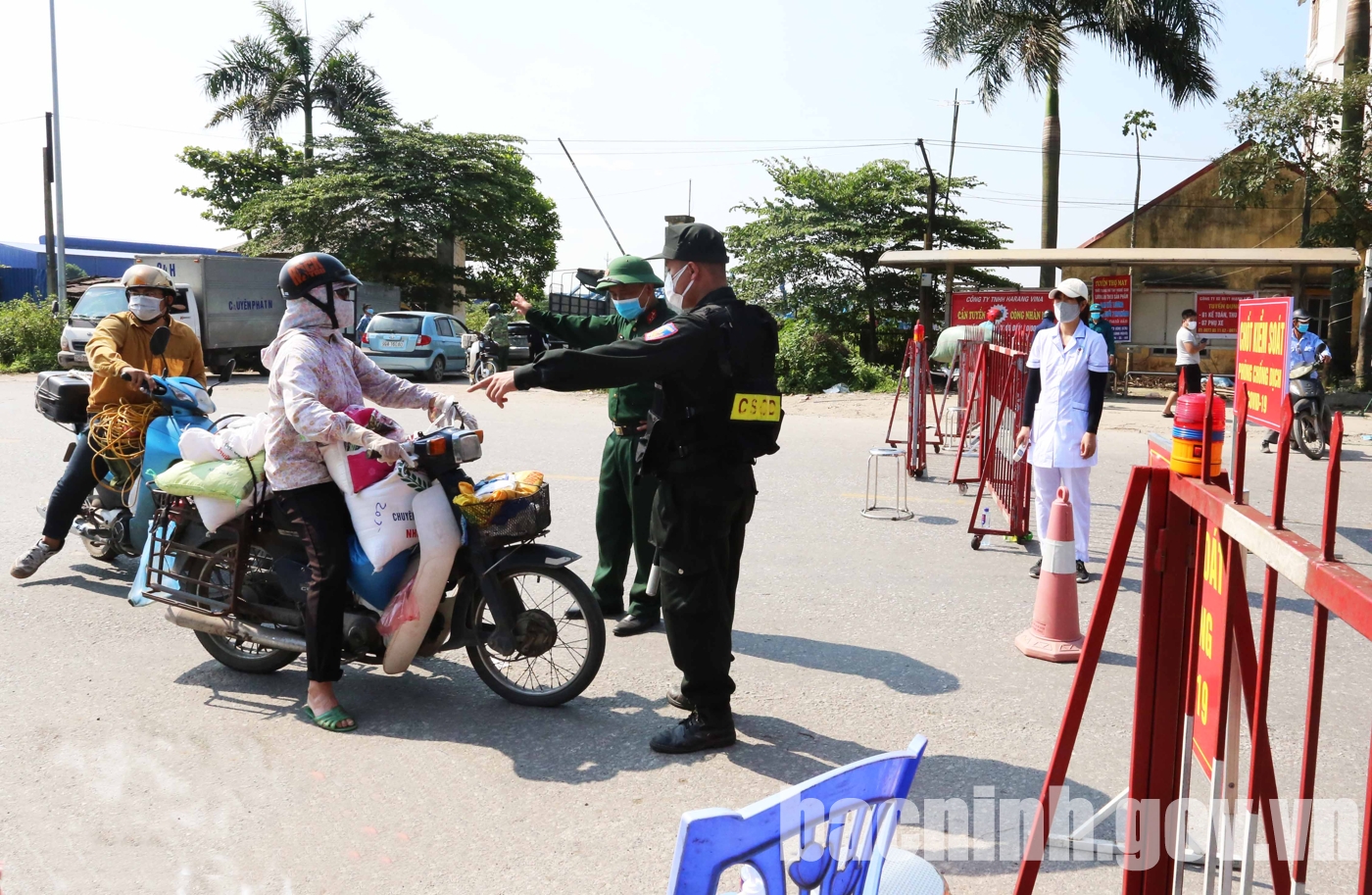 Bắc Ninh giãn cách xã hội toàn huyện Yên Phong theo Chỉ thị 15 